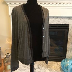 Simply Vera Vera Wang Gray Cardigan